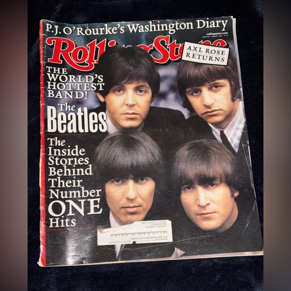 Rolling Stone Magazine with The Beatles Cover #863 March 2001 - Picture 1 of 2